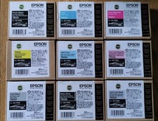 2022/2024 NEW 9 SET GENUINE EPSON SC-P800 HD INKS 80ml 8501/8503/8505/8507/8509 picture
