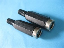 250 pcs 5.5x2.1mm DC Power Female Jack Connector Adapter with Plastic Handle New picture
