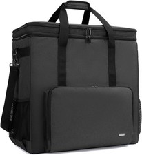 Double-Layer PC Carrying Case, Computer Travel Bag for Tower, Black picture