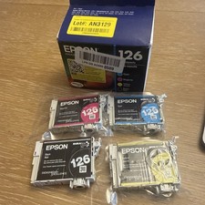Epson 126 Ink Cartridge Combo Pack T127620-BCS Genuine Exp 01/2029 picture
