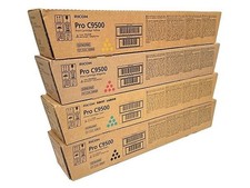 Genuine Ricoh Pro C9500 CMYK Toners Set 828667 / 828668 / 828669 / 828670 picture