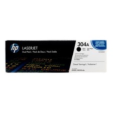 HP Genuine CC530AD 304A Black Toner Single Toner picture