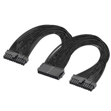 PSU Power Supply 24-pin ATX Motherboard Splitter Cable,24pin(20+4) for Dual A... picture