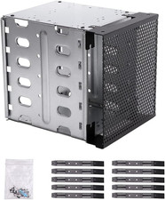 Stainless Steel Hard Drive Cage, 5.25
