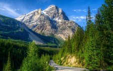 Landscape canada r mountains nature Custom Gaming Mat Desk picture