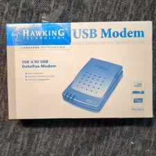 Hawking 56K V.90 USB Data Fax Modem PN580U NIB New Sealed Vintage Retro PC picture