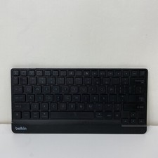 Belkin Wireless Keyboard Bluetooth Black F5L114 Ipad Iphone Computer Compatible picture