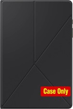 Galaxy Tab A9+ Case - Foldable Stand, Black and Khaki, Protects Against Bumps picture