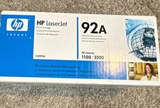 HP 92A (C4092A) Genuine Black Laser Toner Cartridge for LaserJet 1100 3200 picture