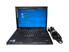 Lenovo ThinkPad T61 | C2D T7300 8GB RAM 512GB SSD | NVIDIA NVS Dual Boot RARE picture