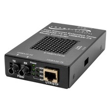 Transition Networks E-100BTX-FX-05(SM) Stand-Alone Extender, 1 Year Warranty picture