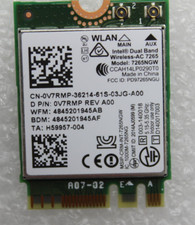 V7RMP 0V7RMP Dell 7265NGW Intel Dual Band WLAN WiFi Wireless Mini Card Bluetooth picture