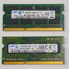 Samsung 8GB 2x4GB PC3 PC3L 1333 1600 DDR3 SODIMM Laptop RAM Lenovo 55Y3717 picture