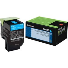 Lexmark Unison 801SC Toner Cartridge (80C1SC0) picture