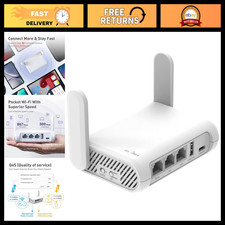 AC1200 Dual-Band Travel Router, Portable Wi-Fi Hotspot, Secure Internet Access picture