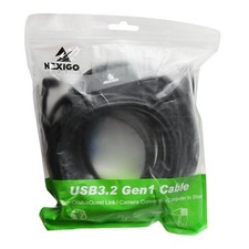 NexiGo USB 3.2 Gen 1 Type-C to A 32 ft. Link Cable - Black picture