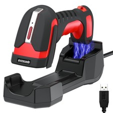 Industrial 2D Bluetooth Barcode Scanner with Charging Base,Bluetoot... Fast Ship picture