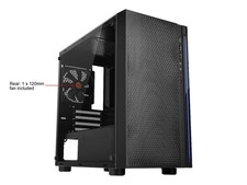 Thermaltake Versa H18 Tempered Glass Black SPCC Micro ATX Gaming Computer Case picture