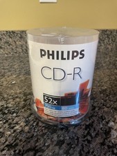 Philips CD-R 100 Discs 80 Min 700MB 40x Sealed picture