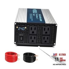 2000W Pure Sine Wave Inverter 24V DC to 110V 120V AC Power Converter picture