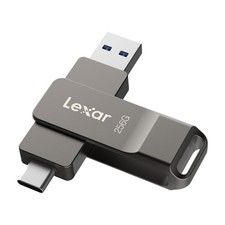 D40E 256GB Dual USB Type-C Jump Drive Titanium Grey picture
