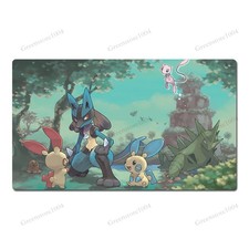 Lucario Board Game Pokemon Table Playmat TCG CCG Mat Trading Card Pad Mousepad picture