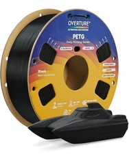 OVERTURE PETG 3D Printer Filament (Black, 1kg) picture