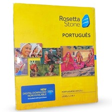 Rosetta Stone Portuguese Level 1-3 Software PC Mac Headset Microphone No Code picture