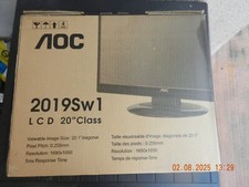 AOC 2019SW1 LCD 20 INCHES FLAT SCREEN WIDESCREEN CLASS MONITOR- SEALED picture