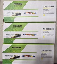 Xerox 106R01596 Compatible Toner Cartridge - Yellow, High Yield Lot Of 3 picture