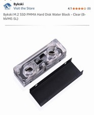 Bykski M.2 SSD PMMA Hard Disk Water Block - Clear (B-NVME-SL) . picture