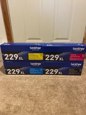 Genuine OEM Brother TN229XL High Yield Toner Set Black Cyan Magenta Yellow New picture