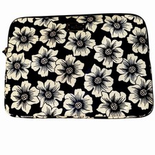KATE SPADE Blake Avenue Laptop Sleeve Floral Black 13.5