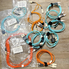 Lot of 12 Corning Cable Systems Optic Fiber Cables Fast Shipping New picture