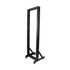 StarTech.com 2-Post 42U Mobile Open Frame Server Rack, Two Post 19in Network ... picture