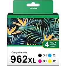 962XL Black and Color Combo Pack for HP 962 XL Cartridges HP962XL Replacement picture