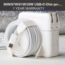 96W/87W/61W/30W USB-C Charger For Apple MacBook Air/Pro 13 15 16 Power Adapter picture