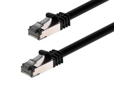 Monoprice Cat8 26AWG S/FTP Ethernet Network Cable - 14ft - Black, 2GHz, 40Gbps picture