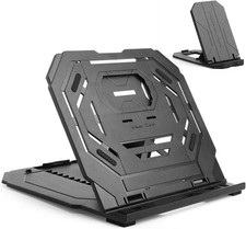 Stylish Grey Adjustable Tablet Stand for 12-17 Inch Devices - Heat Dissipation picture