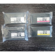 ValueToner For HP 950XL 951XL Ink Cartridge black magenta yellow lot of 4 sealed picture
