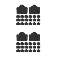 120Pcs Black Silicone Rj45 Dust Protectors Ethernet Port Covers for Computer Use picture