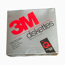 3M DS,DD,RH 5.25in DS/DD 360KB Diskettes Box of 10 MPN 00234 picture
