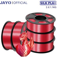 JAYO 5/10x1.1KG PLA Matte SILK ABS PETG 1.75mm Filament 3D Printer Consumables picture