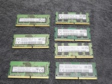 Lot of 7 SK Hynix 16GB DDR4-3200 SODIMM Laptop RAM 112GB PC4-3200AA picture