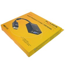 Delock 61848 adapter 1 x DisplayPort to 1 x VGA 15-pin female approx. 12 cm c... picture