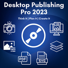 Desktop Publishing Pro 2023 | Publishing Print Design Software Program DVD picture