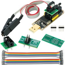 CH341A EEPROM BIOS Programmer SPI I2C + SOIC8 SOP8 Clip + SOP8 SOP16 Conversion picture