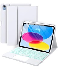 Harvopu Compatible for iPad 11th 10th Generation Case with Keyboard, Folio picture