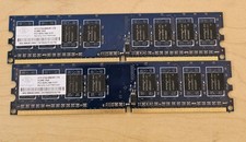 Nanya 1GB kit 2x512MB PC2-4200 DDR2-533MHz RAM BT512T64U88B0BY-37 355951-888 picture