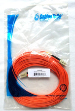 LC-LC 33038 50/125 C2G/Cables to Go OM2 Duplex MM PVC Fiber 15 Meter - LOT OF 3 picture
